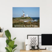 Poster d'amour du phare de MONTAUK Seagull (Bureau à domicile)