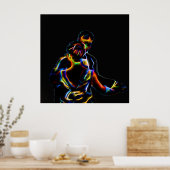 Poster d'amour en couple (Cuisine)