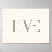 Poster d'amour horizontal (Devant)