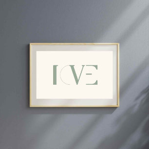 Poster d'amour horizontal