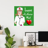 Poster d'amour pour une infirmière PRN (Bureau à domicile)