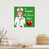 Poster d'amour pour une infirmière PRN (Cuisine)