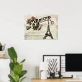 Poster d'amour Vintage français (Bureau à domicile)