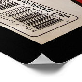 Poster Dan Bern Rockin Canada ! (Coin)