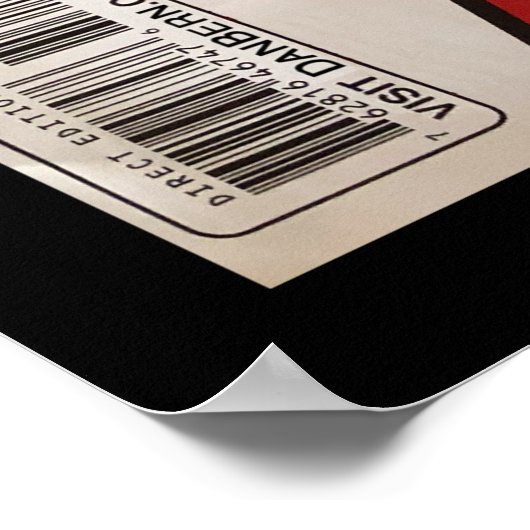 Poster Dan Bern Rockin Canada ! (Coin)