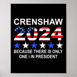 Poster Dan Crenshaw Élection Présidentielle 2024 4 juille