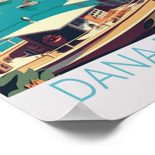 Poster Dana Point California Travel (Coin)