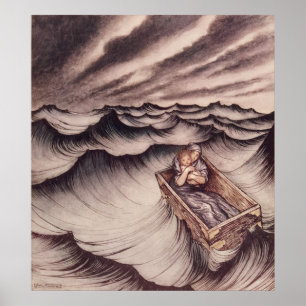 Poster Danae et son fils Perseus