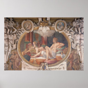 Poster Danae recevant la douche d'or