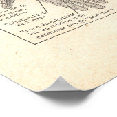 Poster d'anatomie des armoiries en français (Coin)