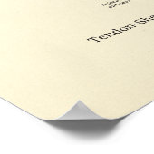 Poster d'anatomie interne main et poignet (Coin)