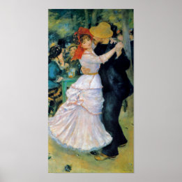 Poster Dance at Bougival Renoir Fine Art Print