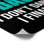 Poster Dance Dad I Don't Dance I Finance - Funny Dad Sayi (Coin)