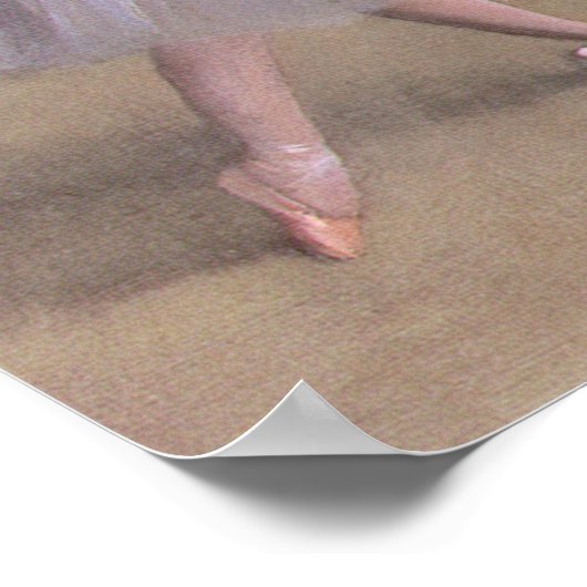 Poster Dance Foyer à l'Opéra par Edgar Degas (Coin)