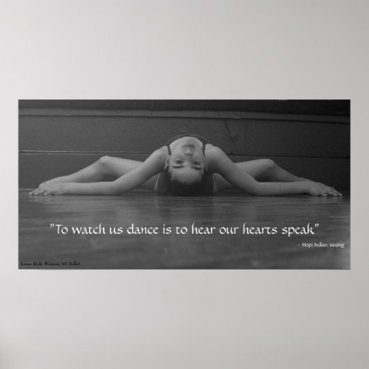Poster Dance Heart Speak (Devant)