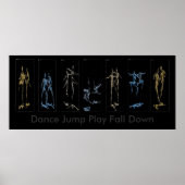 Poster Dance Jump Jeu tomber (Devant)