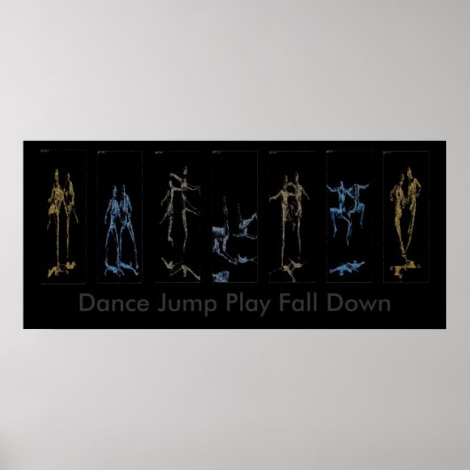 Poster Dance Jump Jeu tomber (Devant)