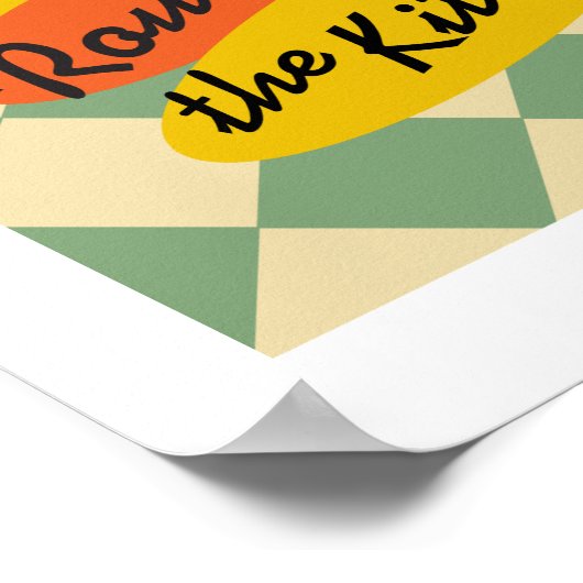 Poster Dance Me Round the Kitchen rétro print (Coin)