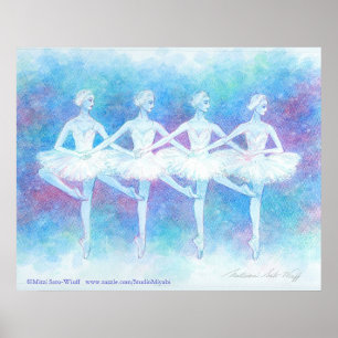 Poster Dance of the Baby Swans Art Print