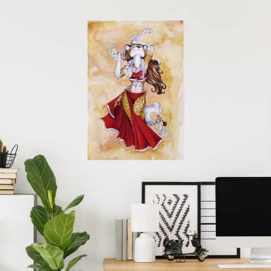 Poster Dancer avec os (Bureau à domicile)