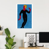 Poster Dancer - Matchbox Print - Aesthetic Wall Art (Bureau à domicile)