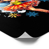 Poster Dancing Christmas Fairy Cute Fée Noël (Coin)