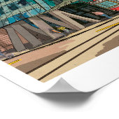 Poster Dancing House Prague République tchèque Whimsical (Coin)