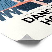 Poster Dancing House Prague Voyage abstrait tchèque flora (Coin)