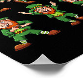 Poster Dancing Leprechauns St Patrick's Day Funny Boys Gi (Coin)