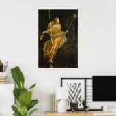 Poster Dancing Maenad Art Print Ancient Roman Fresco (Bureau à domicile)