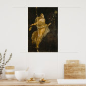Poster Dancing Maenad Art Print Ancient Roman Fresco (Cuisine)