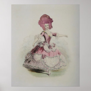 Poster Dancing Marie Antoinette 24x20"- (Size Options)