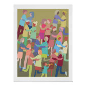 poster dancing people (Devant)