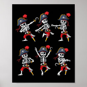 Poster Dancing Pirate Skeletons Dance Challenge Boys