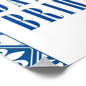 Poster Dancing Queen bougainvilliers Fête des mariées Bie (Coin)