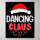 Poster Dancing Santa Claus Christmas Matching Costume (Devant)