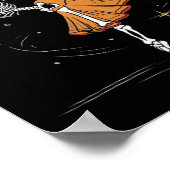 Poster Dancing Skeleton Byllerina Byllet Dance Halloween (Coin)