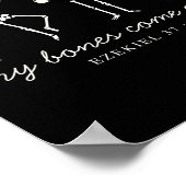 Poster Dancing Skeleton Dry Bones Come Alive Christian Ha (Coin)