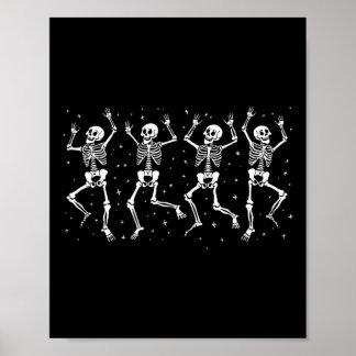 Poster Dancing Skeletons Dance Challenge Boys Girl
