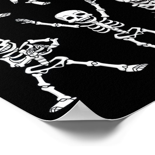 Poster Dancing Skeletons Dance Challenge Boys Girl Kids H (Coin)