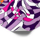 Poster "Dancing Sky Reaching Hill" Abstract Art (Coin)