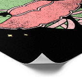 Poster Dancing T-rex Dinosaur Llerina For Llet Dancer Vin (Coin)