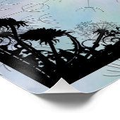 Poster Dandelion de chat cosmique (Coin)