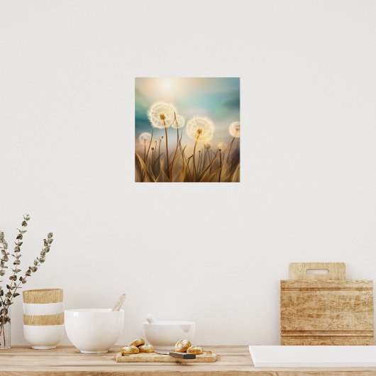 Poster Dandelion Dreams II (Cuisine)