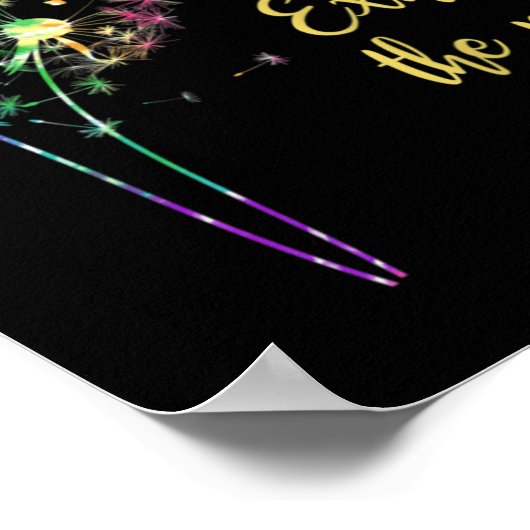 Poster Dandelion Femmes Inhale L'Avenir Exhale Le Passé (Coin)