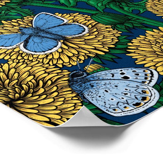 Poster Dandelion medow (Coin)