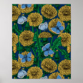 Poster Dandelion medow (Devant)