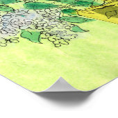 Poster Dandelions Cerisier Cerisier Fleurs d'été Art Flor (Coin)