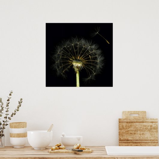 Poster Dandilion Puff Fine Art Print (Cuisine)