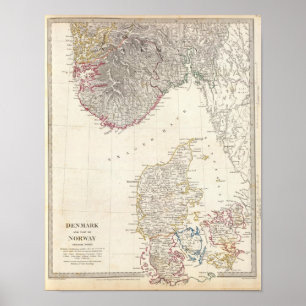 Poster Danemark, pt de Norvège
